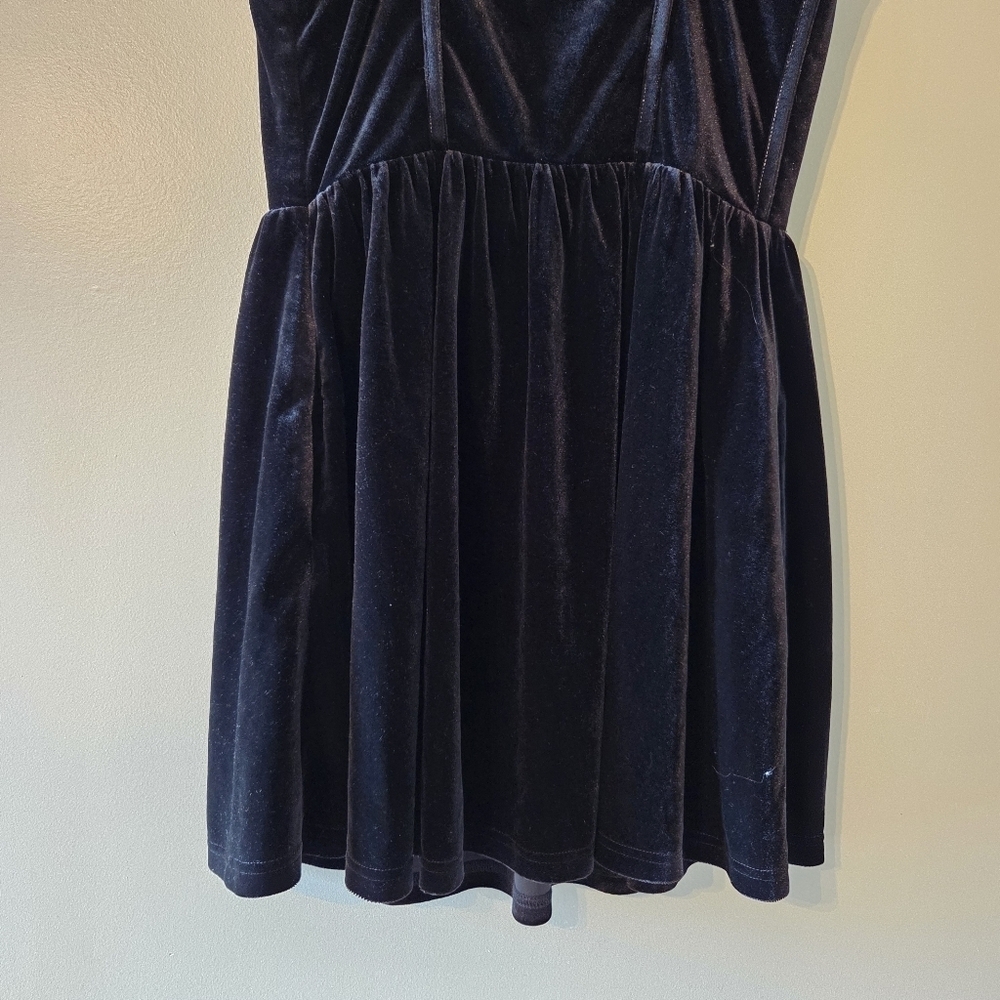 Betsey Johnson Vintage Velvet Corset Cocktail Feminine Party Dress Size Small - Picture 9 of 9
